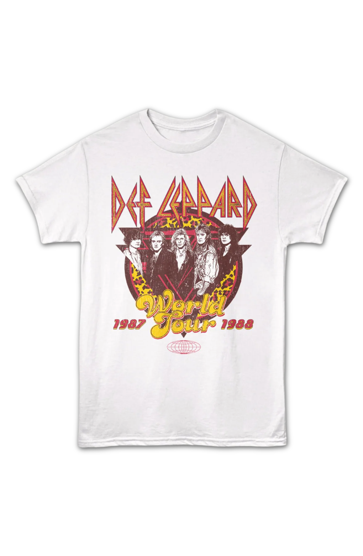 Front & Back 1987-1988 World Tour Def Leppard T-Shirt - Image 2