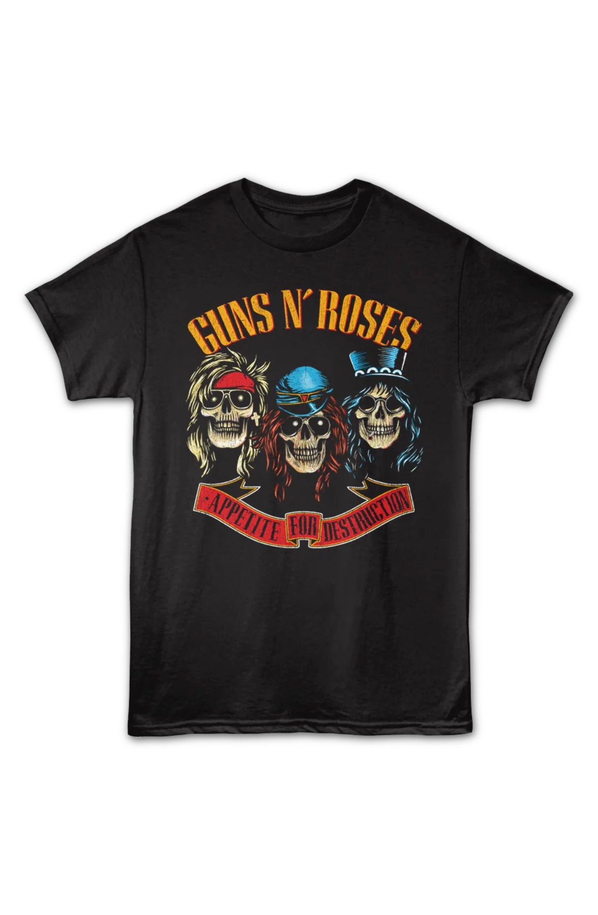 Front & Back Appetite For Destruction Tour Guns N' Roses T-Shirt - Image 2