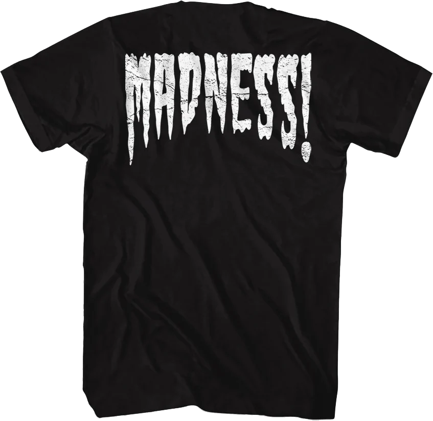 Front & Back Caged Madness Macho Man Randy Savage T-Shirt - Image 3