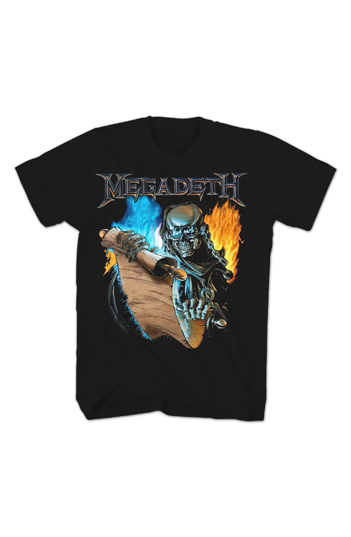Front & Back Cryptic Writings Megadeth T-Shirt - Image 2