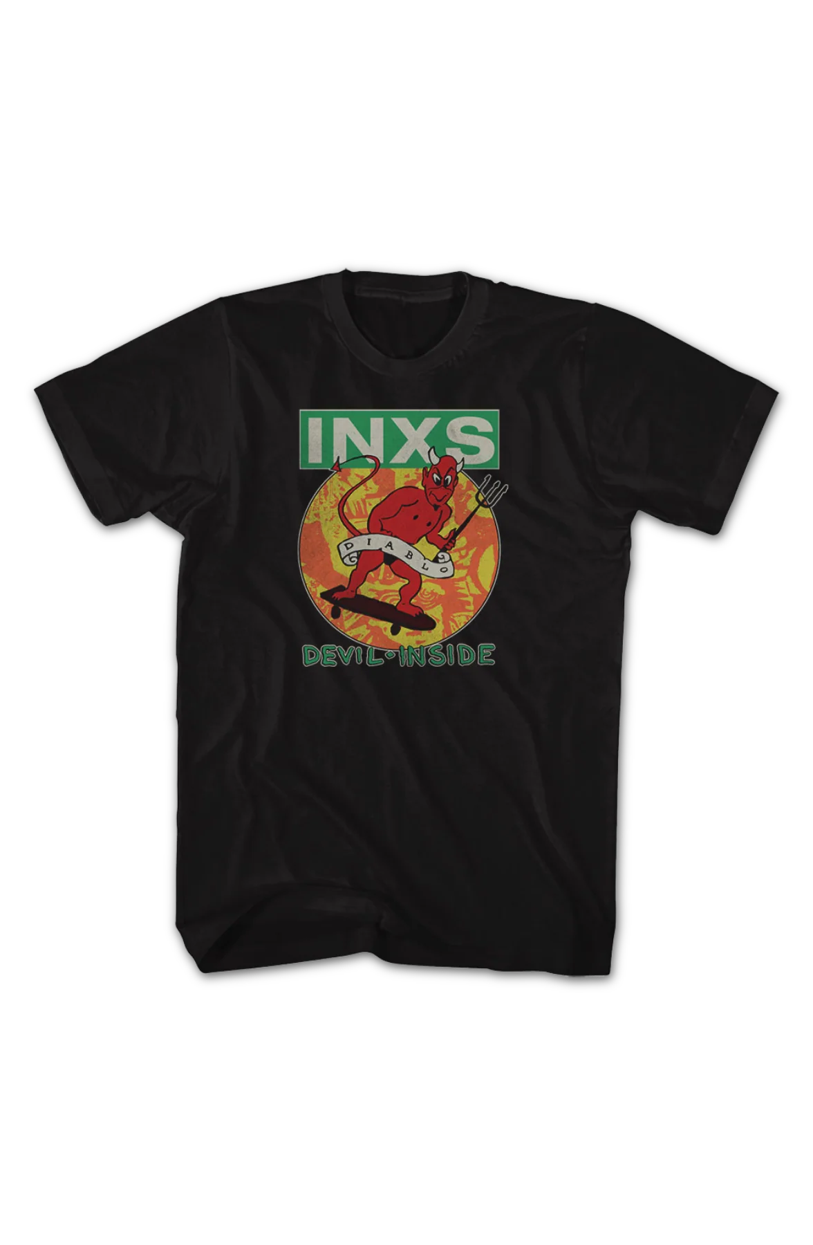 Front & Back Devil Inside INXS T-Shirt - Image 2