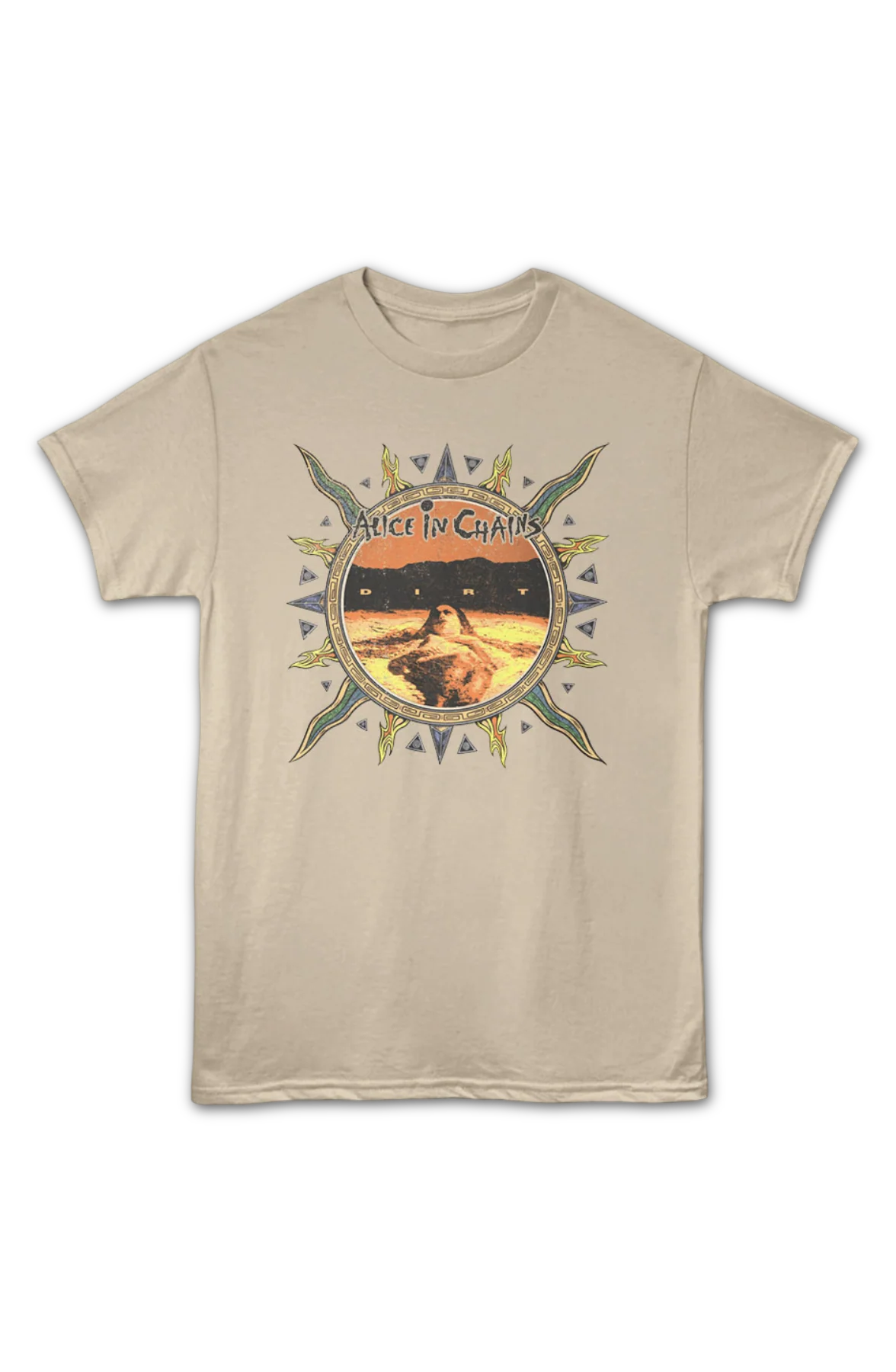 Front & Back Dirt Sun Photo Alice In Chains T-Shirt - Image 2