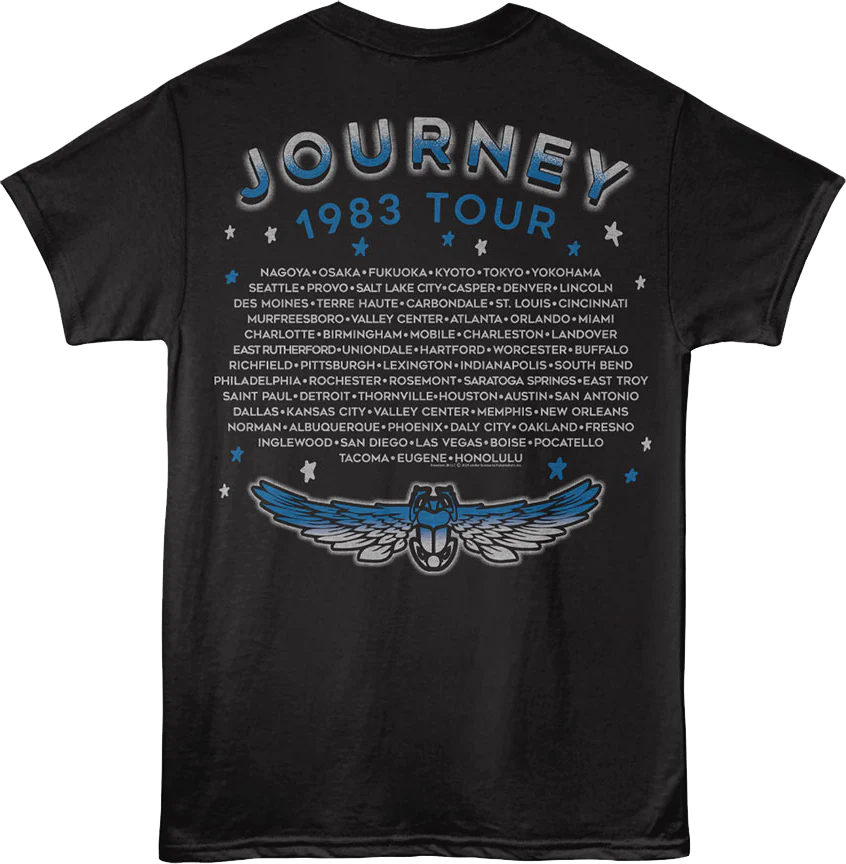 Front & Back Don't Stop Believin' Journey T-Shirt - Image 3