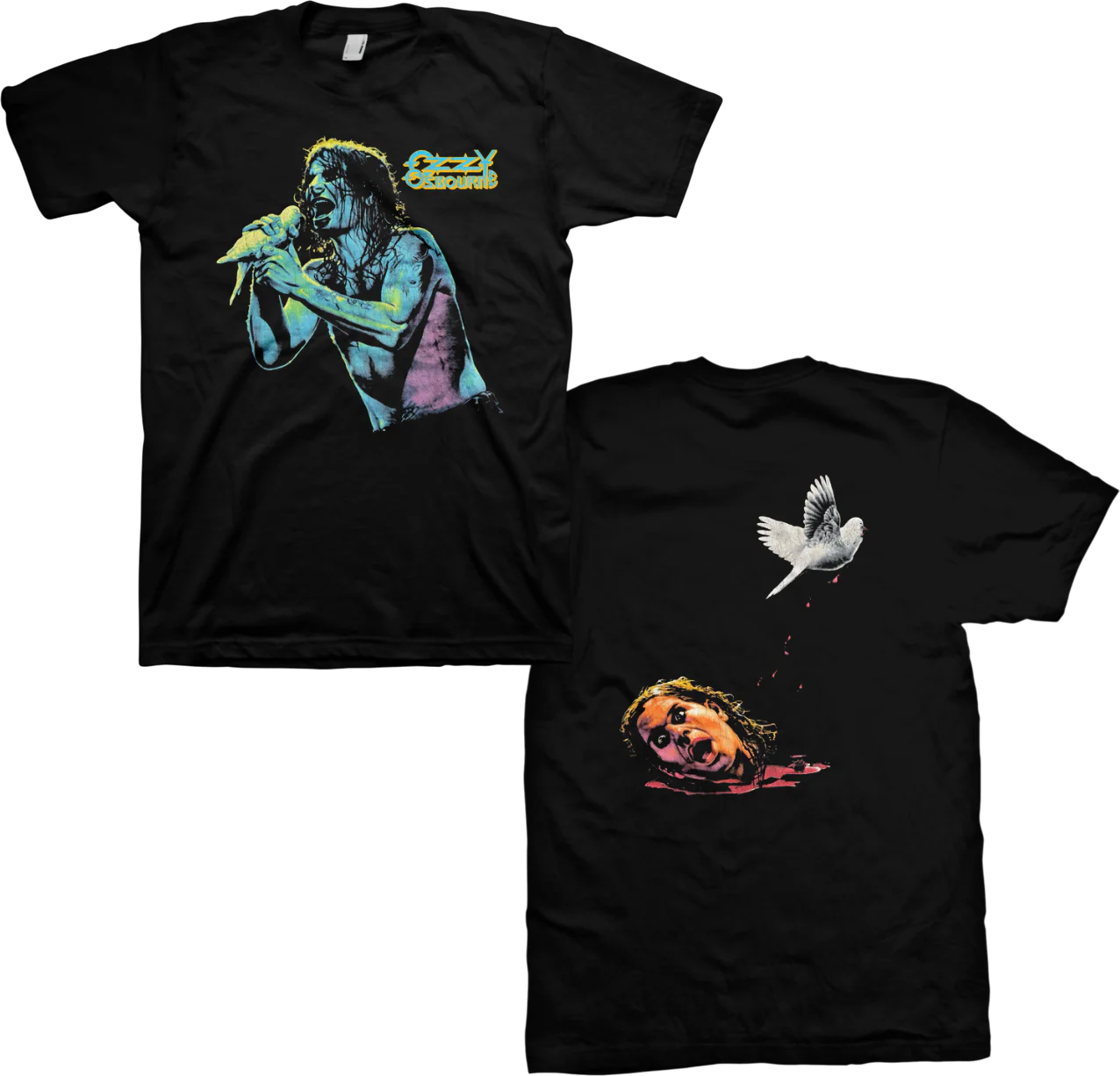 Front & Back Dove Ozzy Osbourne T-Shirt - Image 3