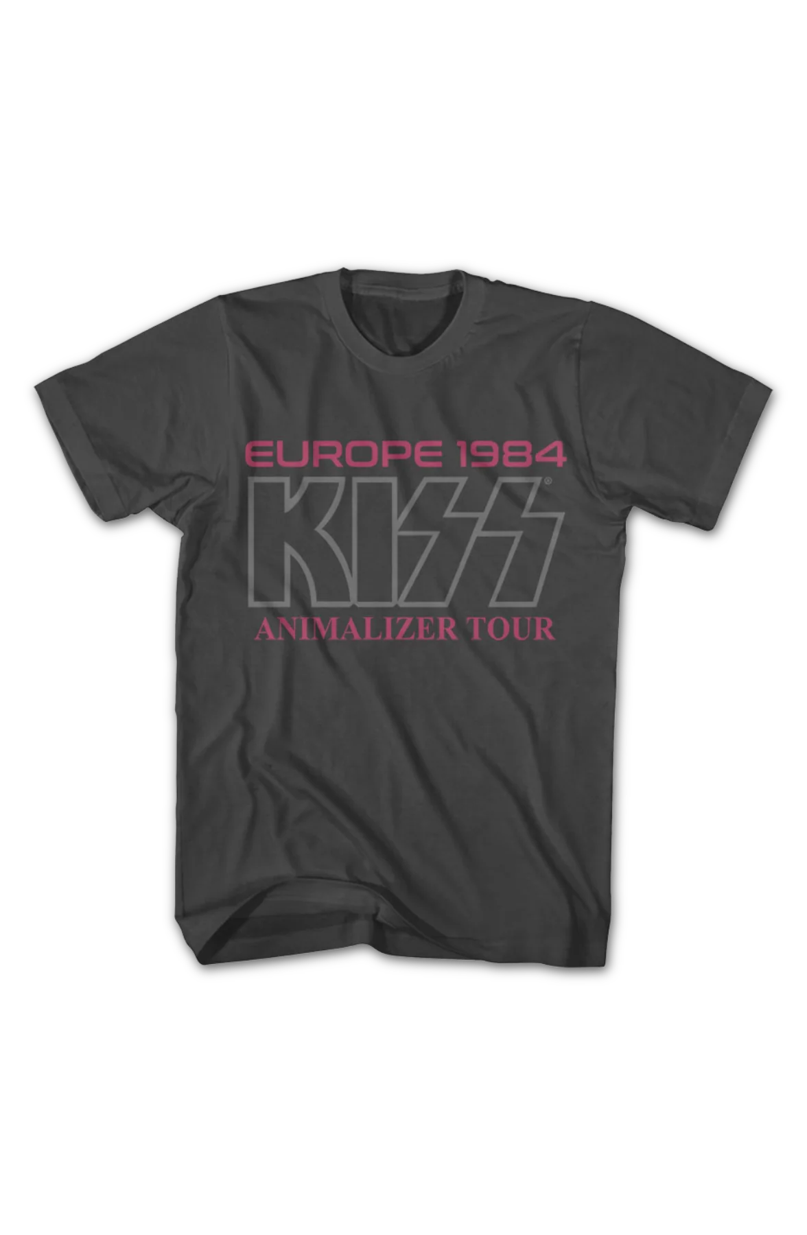 Front & Back Europe 1984 Animalizer Tour KISS T-Shirt - Image 2