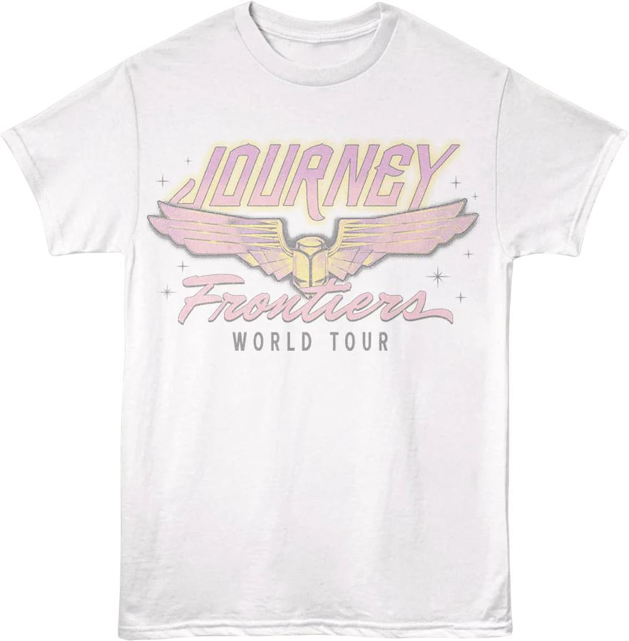 Front & Back Frontiers World Tour Journey T-Shirt