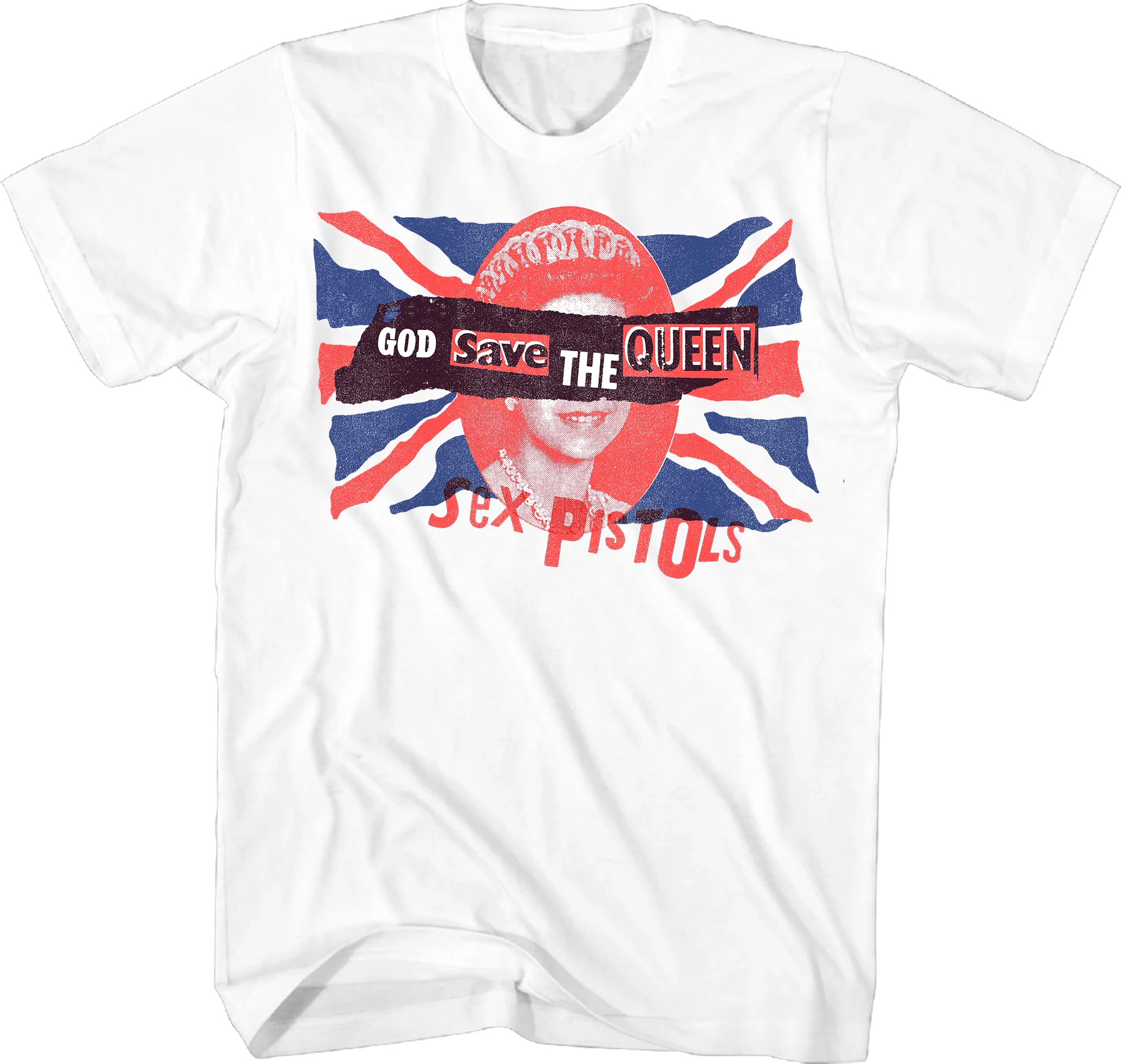 Front & Back God Save The Queen Sex Pistols T-Shirt