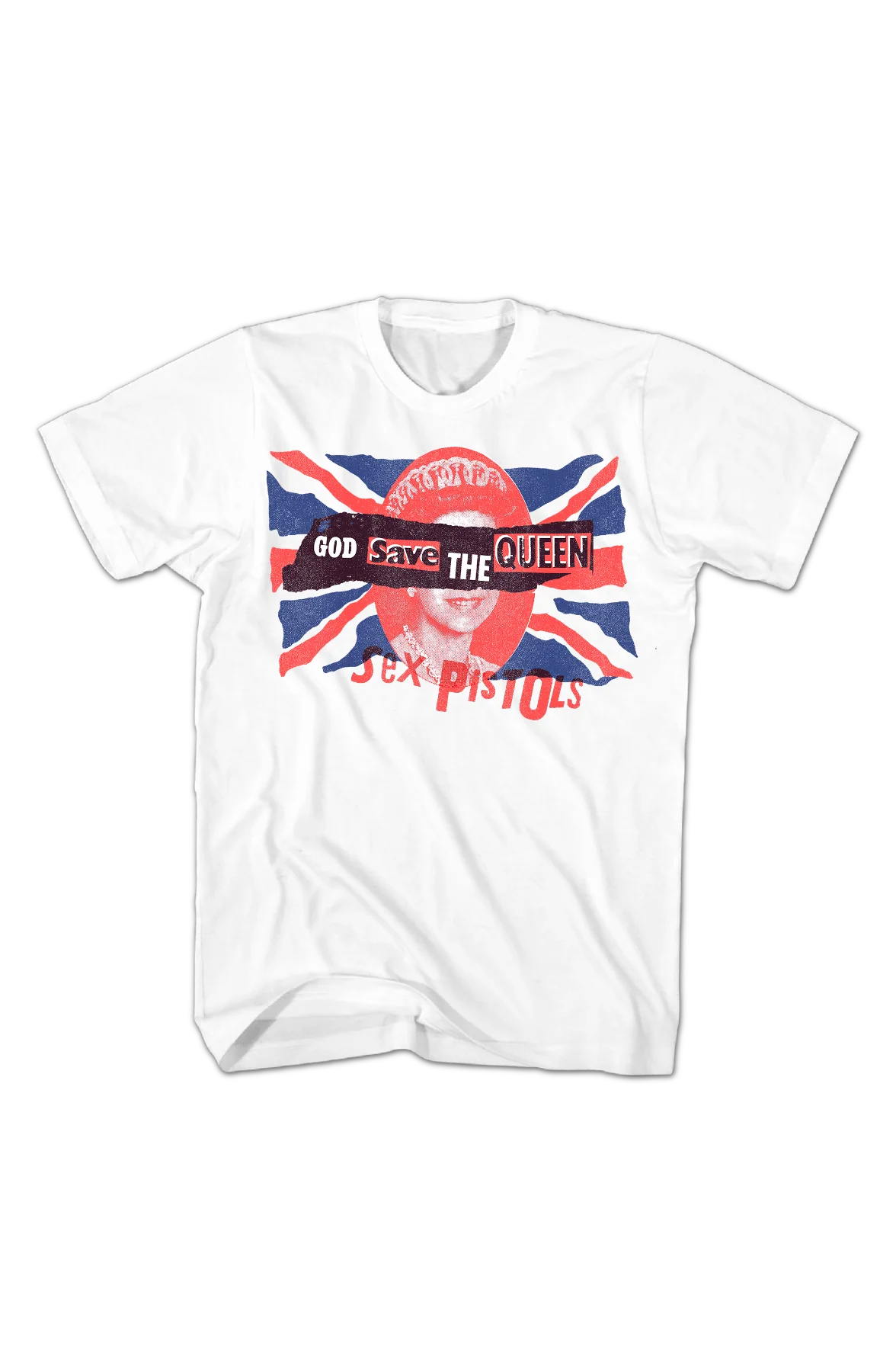 Front & Back God Save The Queen Sex Pistols T-Shirt - Image 2