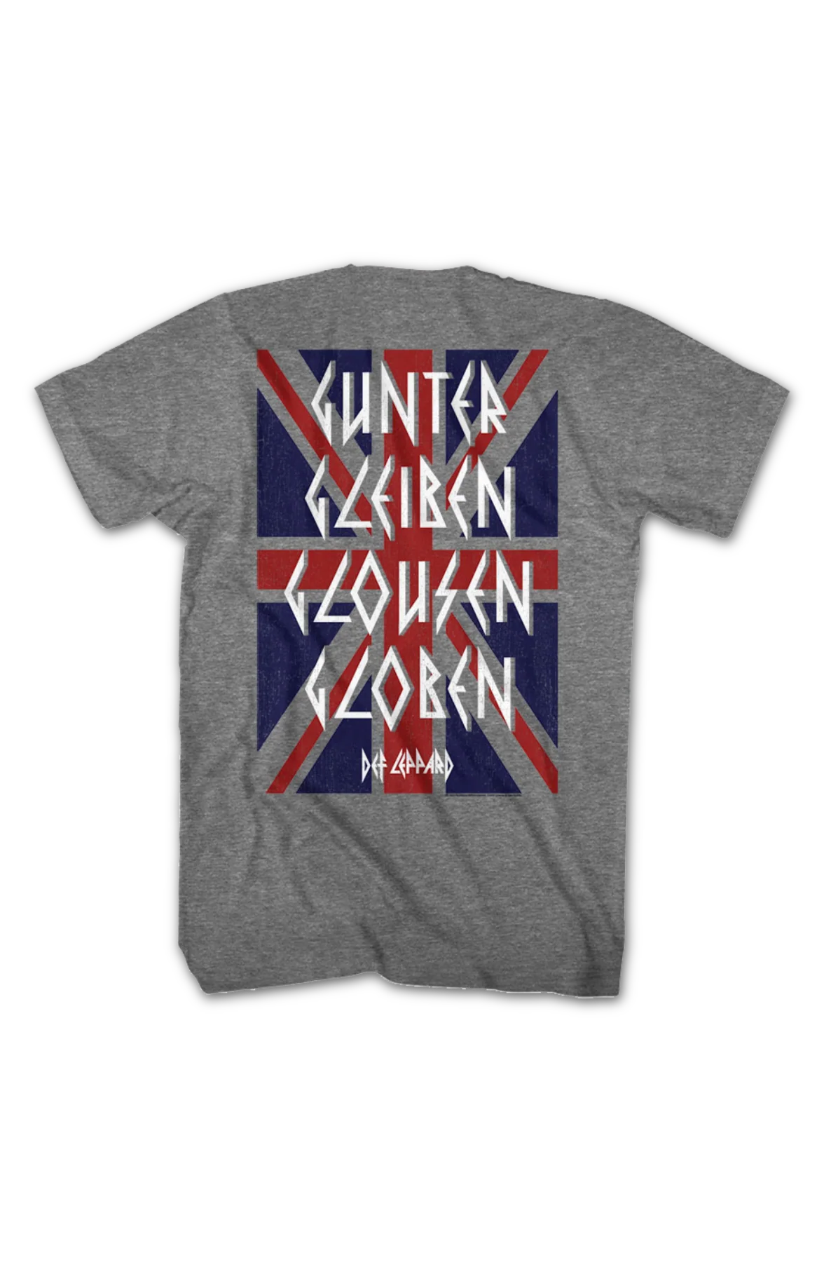 Front & Back Gunter Gleiben Glousen Globen Def Leppard T-Shirt - Image 2