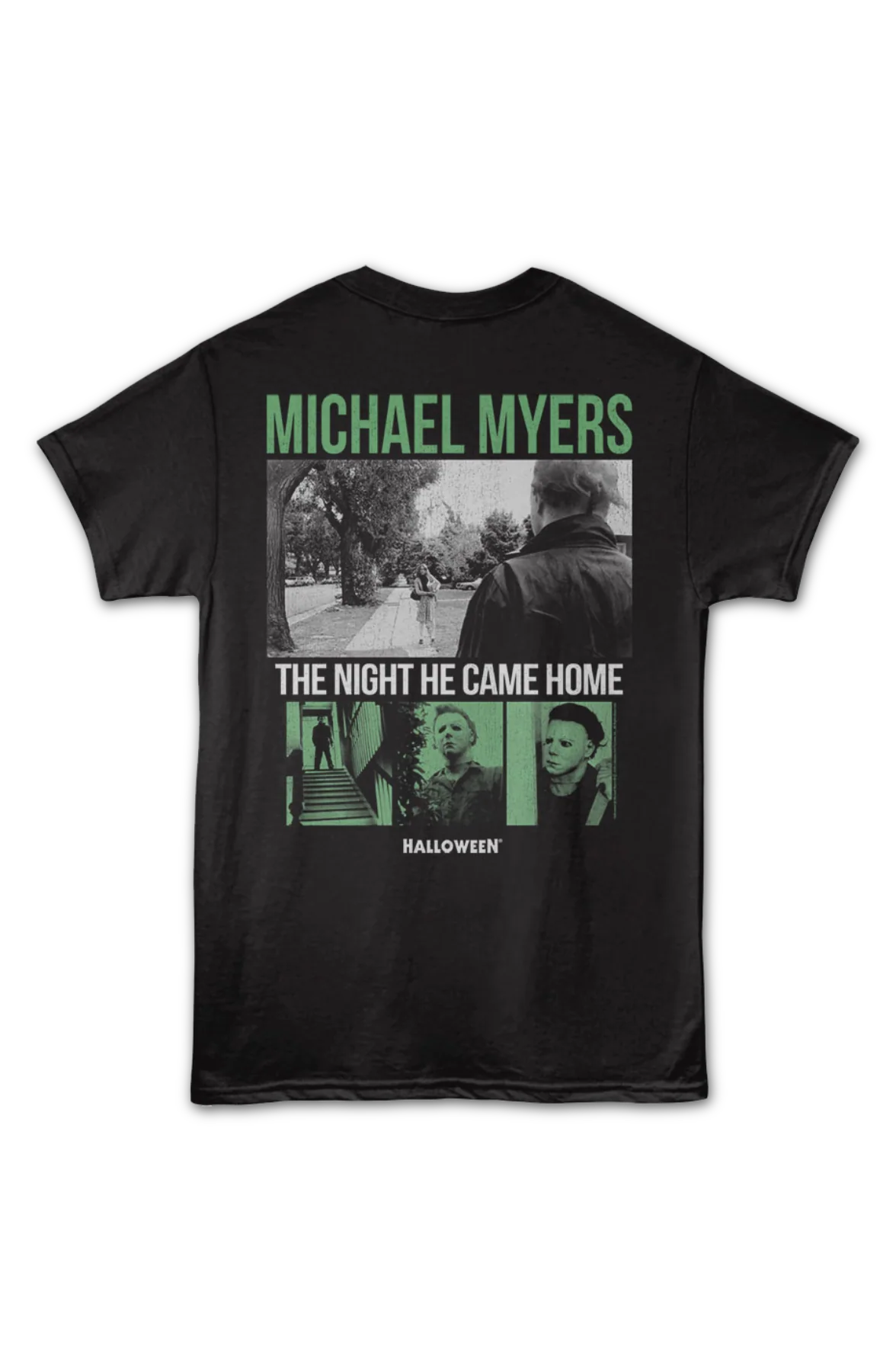 Front & Back Michael Myers Came Home Halloween T-Shirt - Image 2