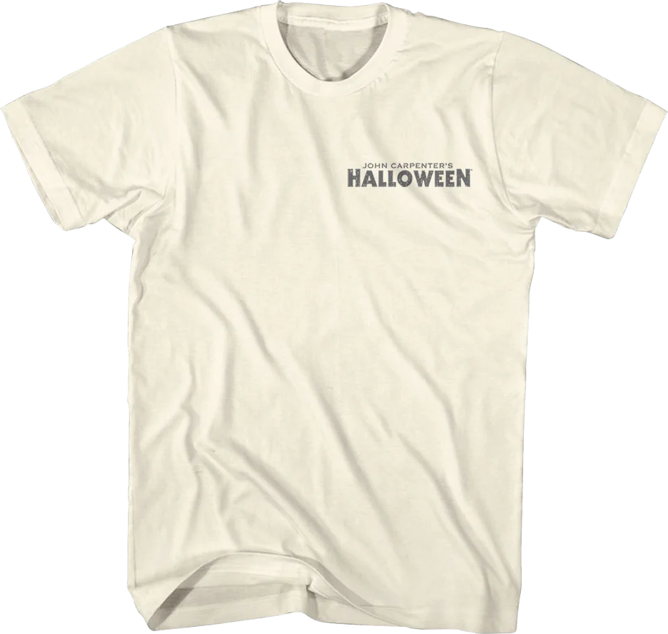 Front & Back Michael Myers Headline Halloween T-Shirt - Image 3