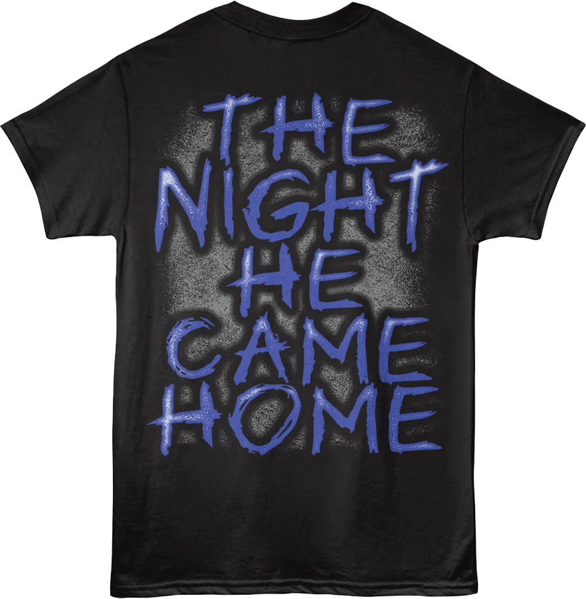 Front & Back Michael Myers The Night He Came Home Halloween T-Shirt - Image 3