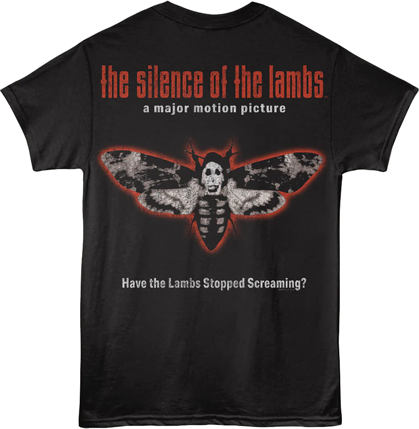 Front & Back Poster Silence of the Lambs T-Shirt - Image 3