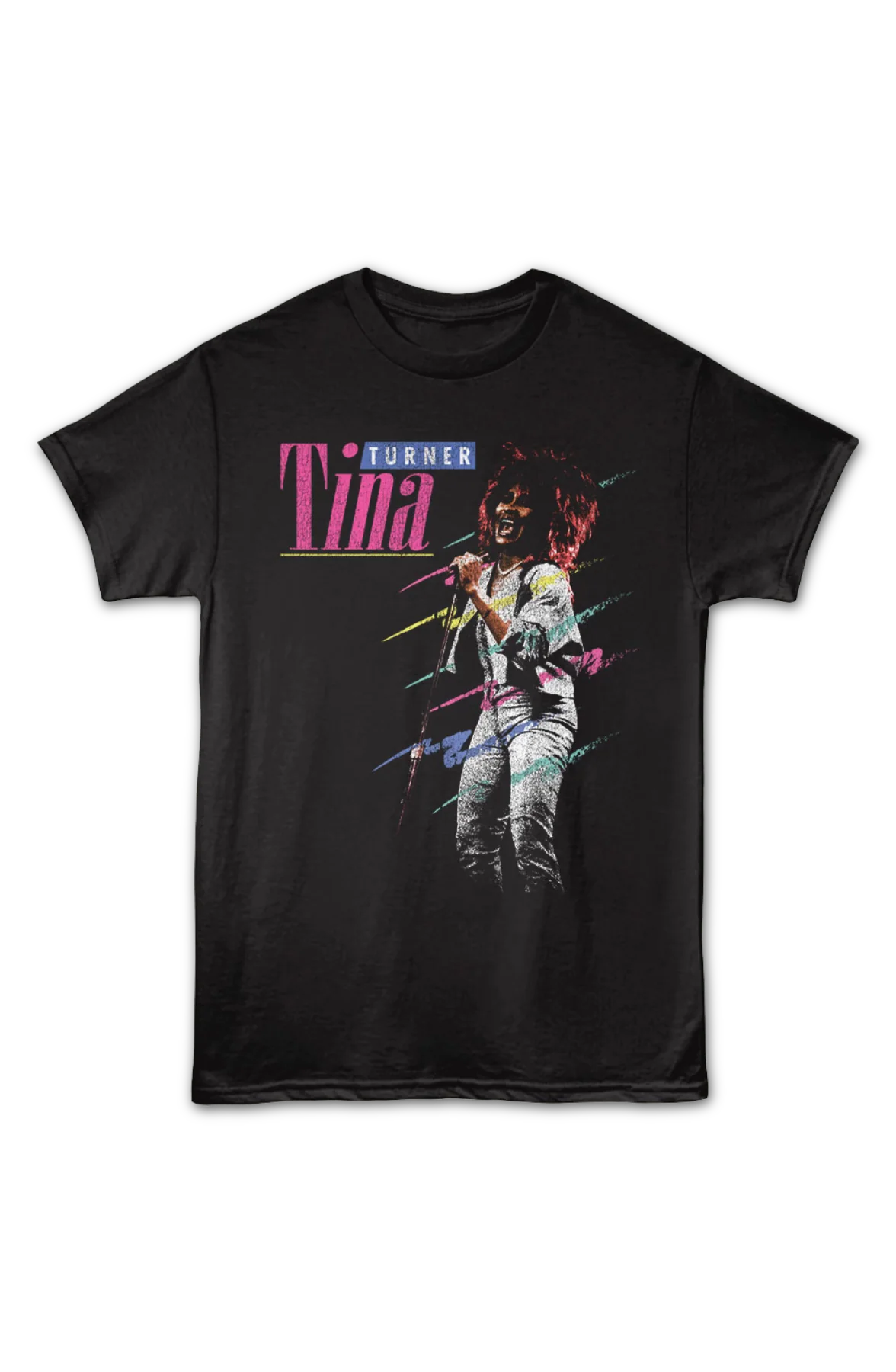 Front & Back Private Dancer Tour Tina Turner T-Shirt - Image 2