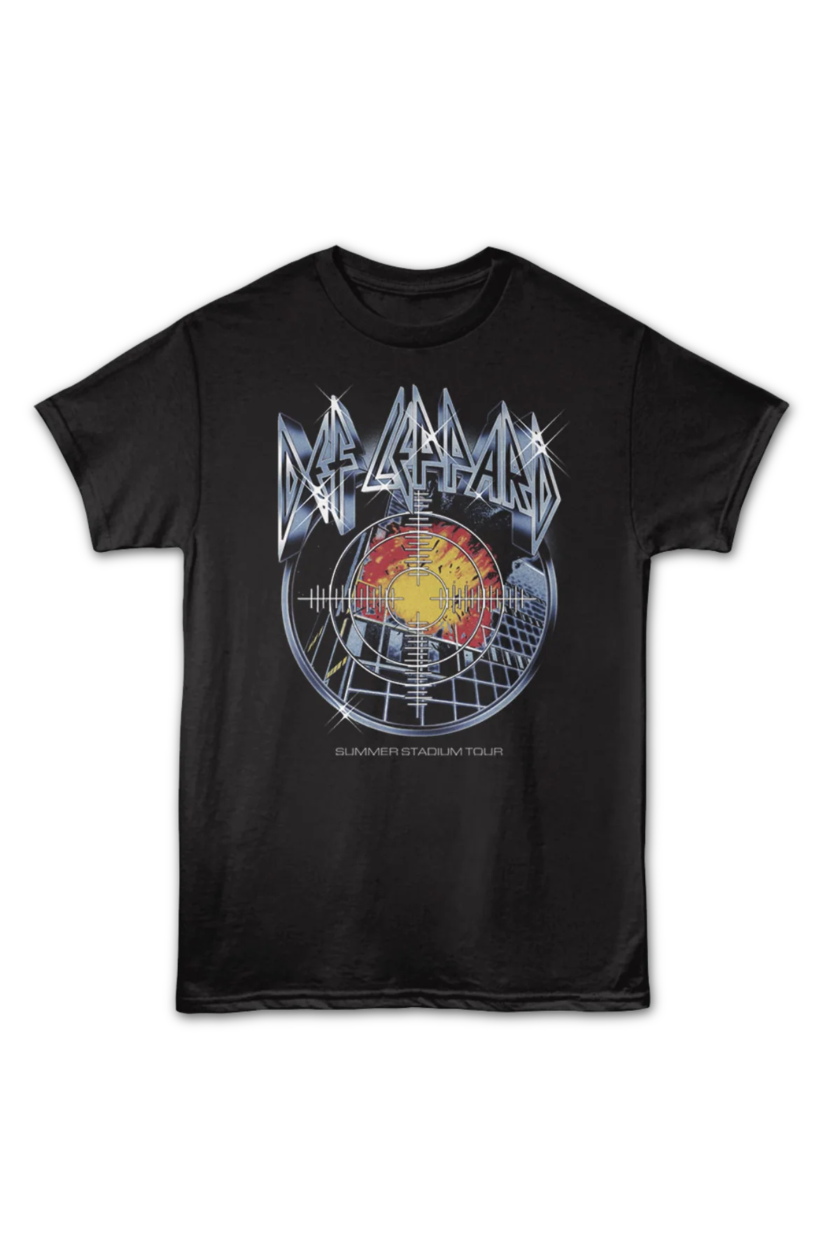 Front & Back Pyromania Summer Stadium Tour Def Leppard T-Shirt - Image 2