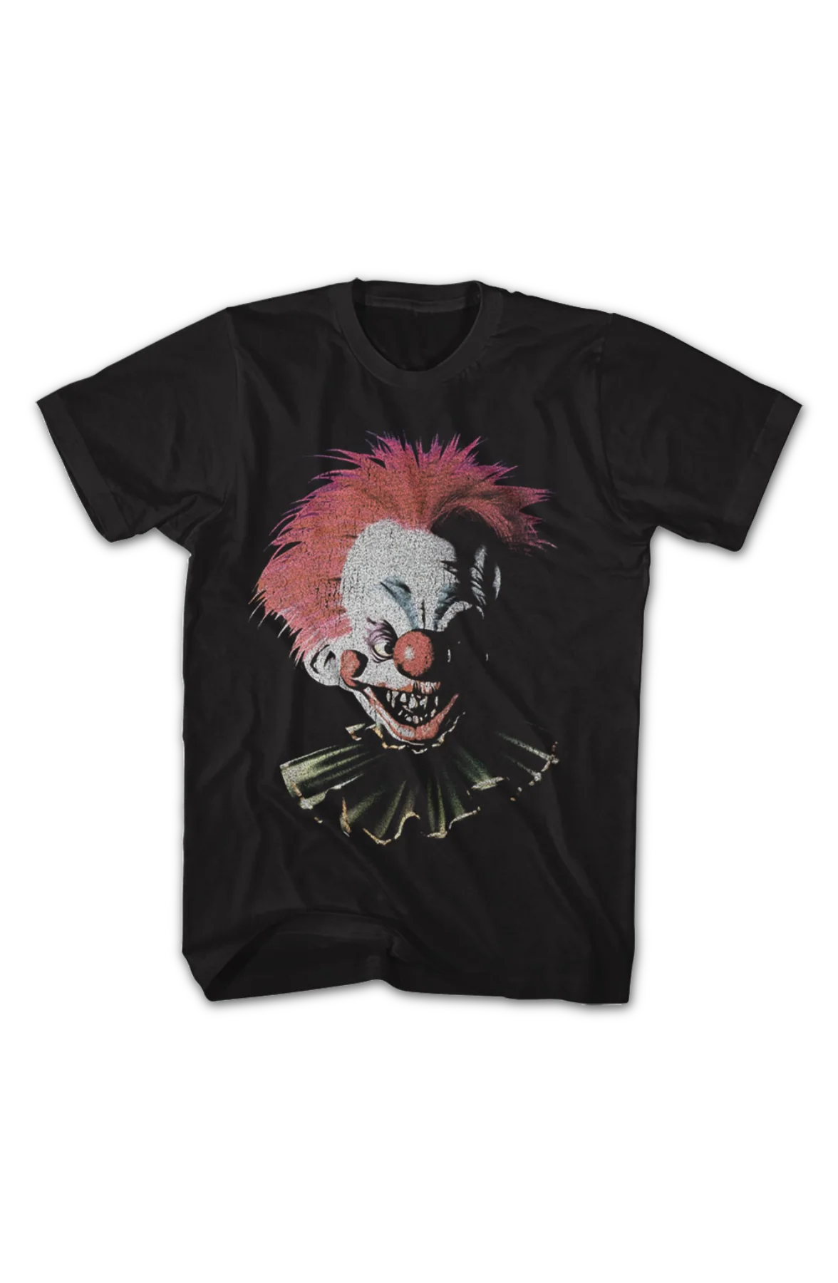 Front & Back Retro Alien Bozos Killer Klowns From Outer Space T-Shirt - Image 2