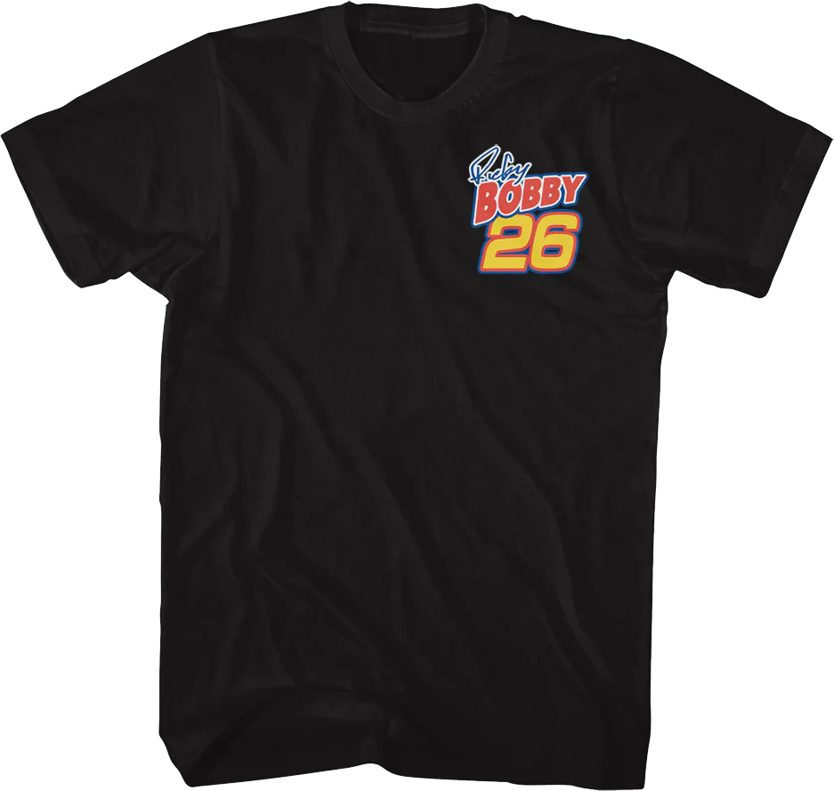 Front & Back Ricky Bobby Talladega Nights T-Shirt - Image 3
