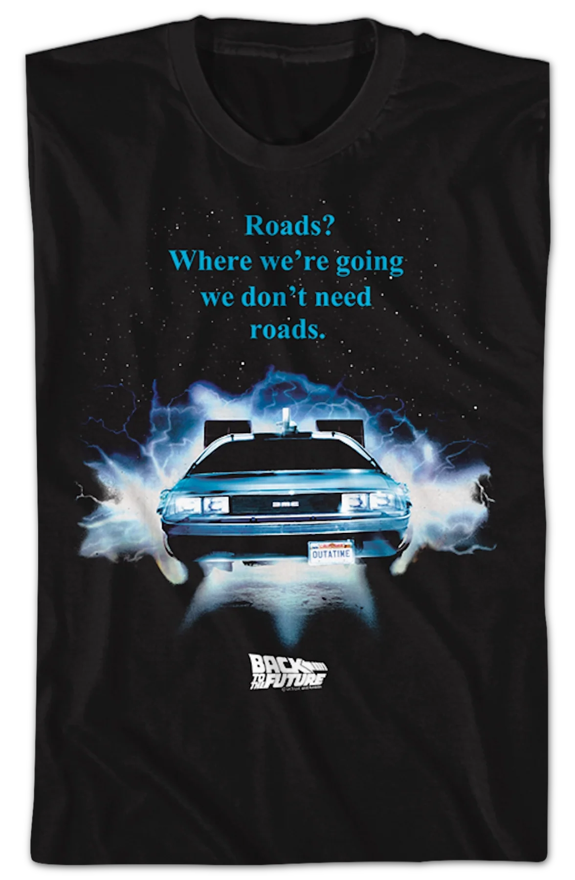Front & Back Roads Back To The Future T-Shirt - Image 2