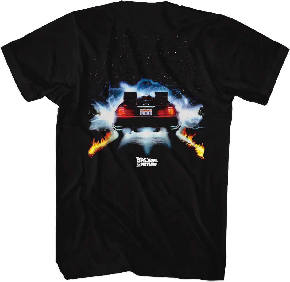 Front & Back Roads Back To The Future T-Shirt - Image 3