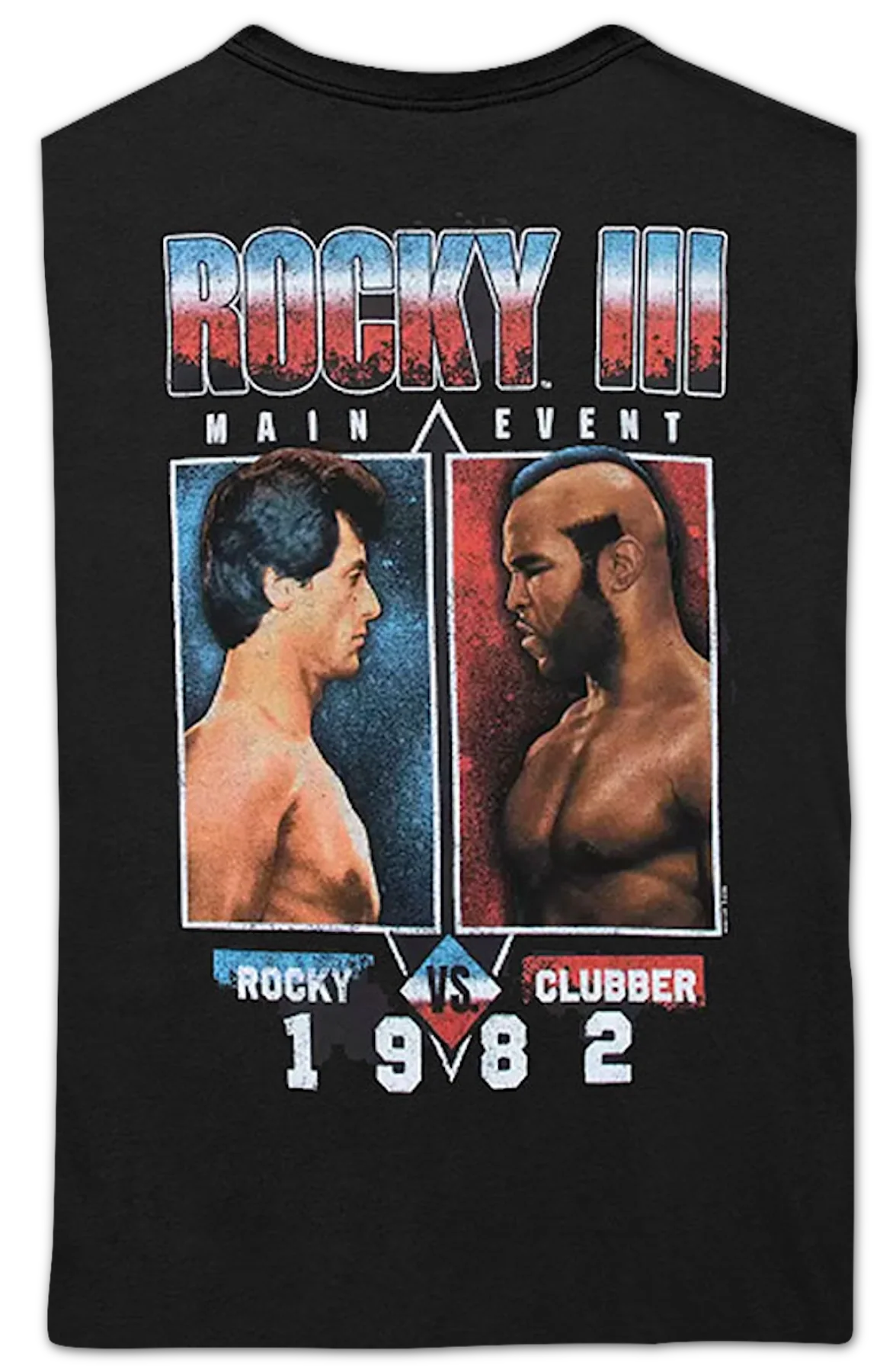 Front & Back Rocky vs. Clubber Rocky III T-Shirt - Image 2