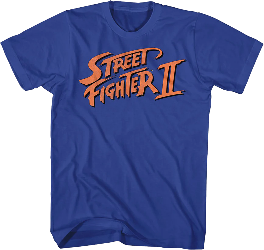 Front & Back Ryu Fight Scenes Street Fighter II T-Shirt - Image 4
