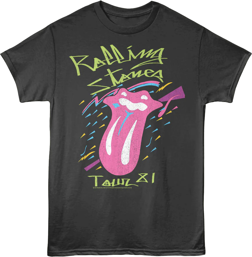 Front & Back Stoned At The Dome Rolling Stones T-Shirt