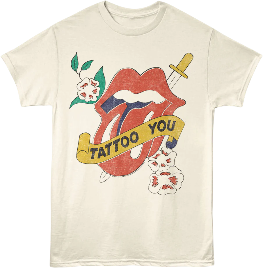 Front & Back Tattoo You Candlestick Park Rolling Stones T-Shirt