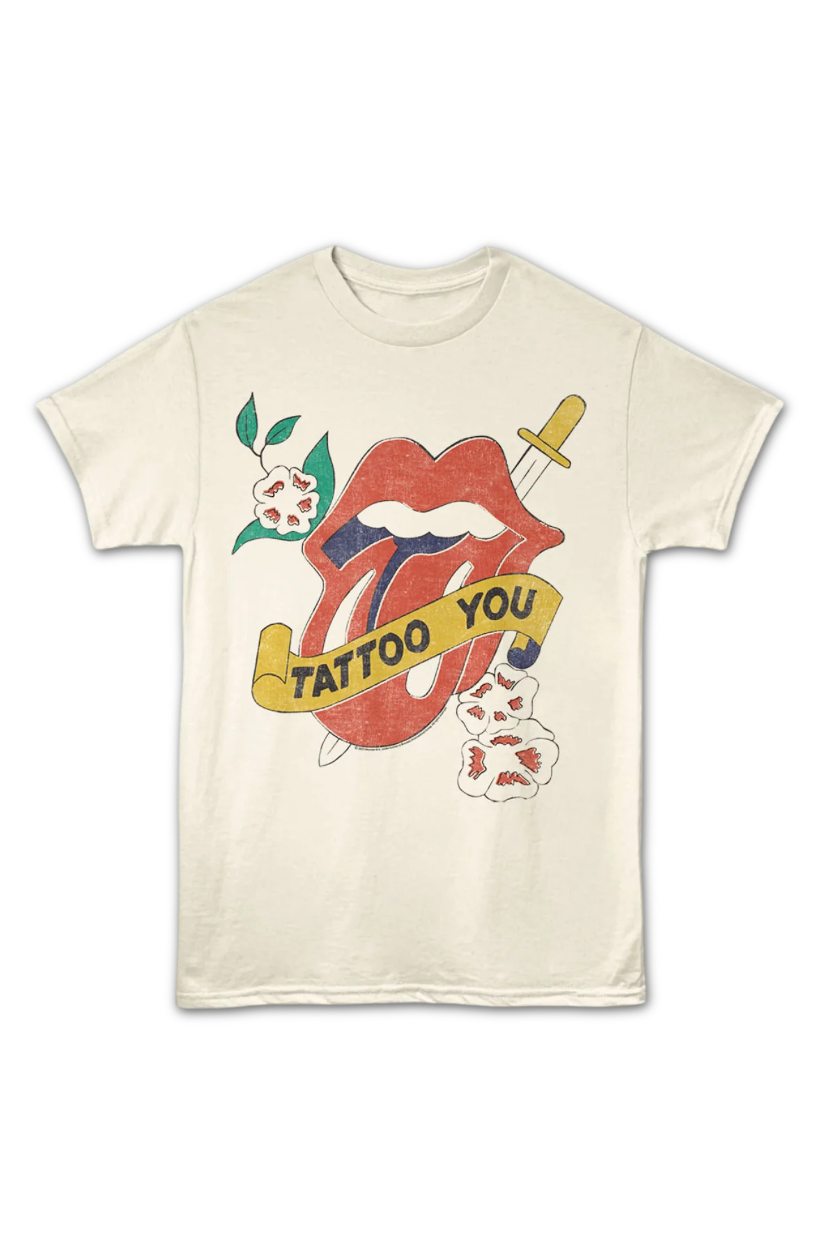 Front & Back Tattoo You Candlestick Park Rolling Stones T-Shirt - Image 2