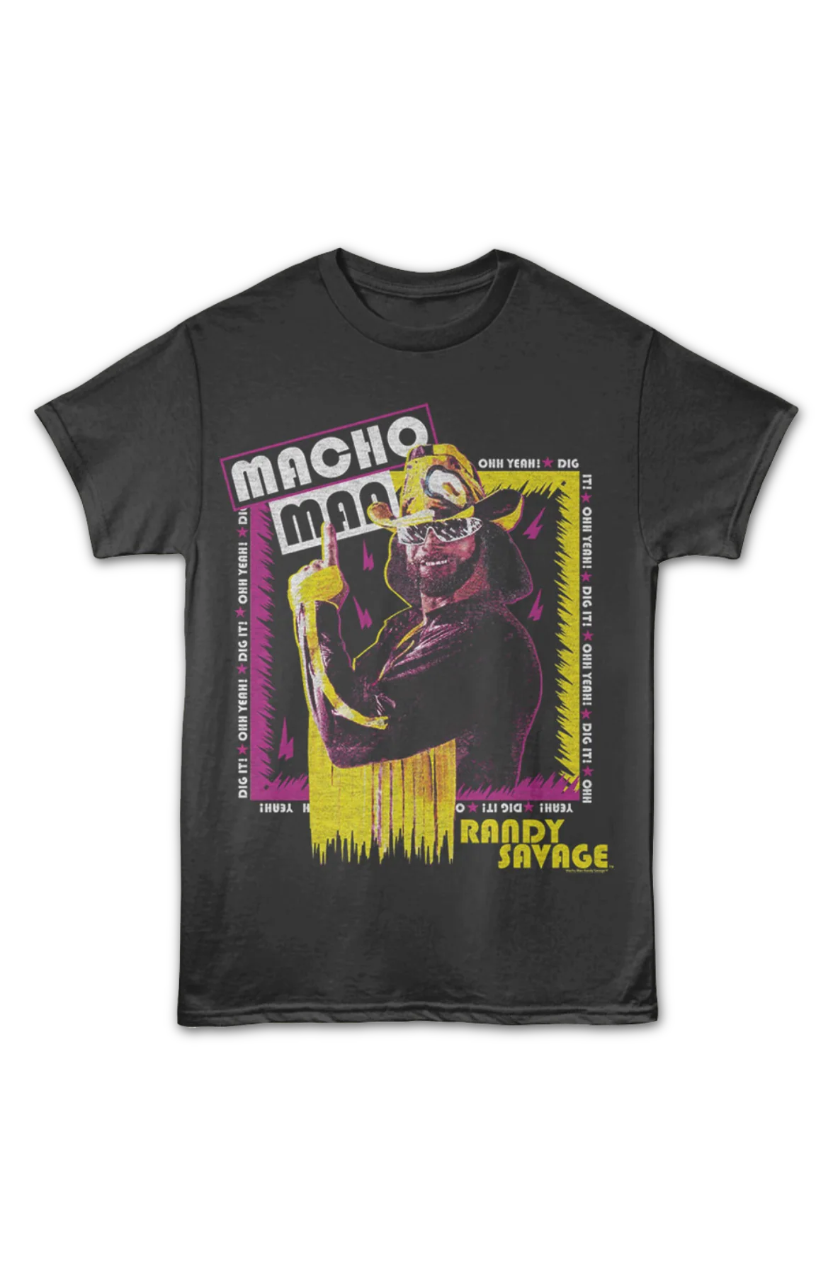 Front & Back The Cream Rises To The Top Macho Man T-Shirt - Image 2