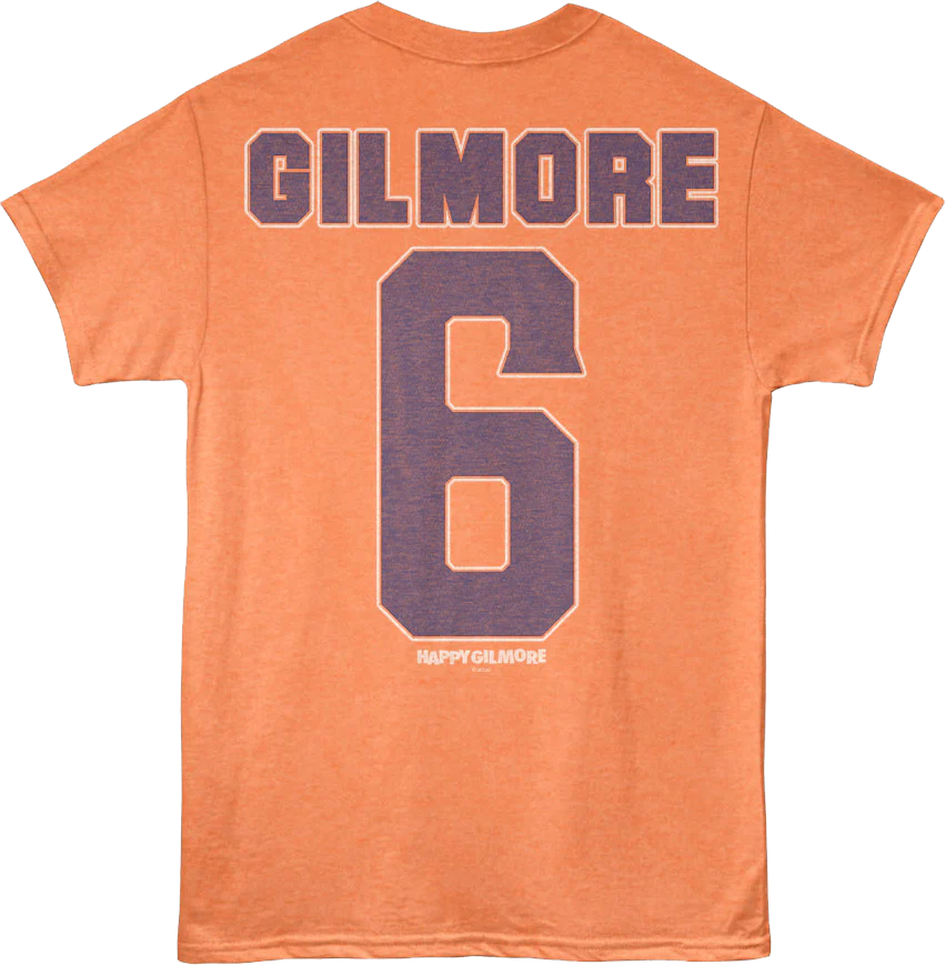 Front & Back Waterbury Wolverines Happy Gilmore T-Shirt - Image 3