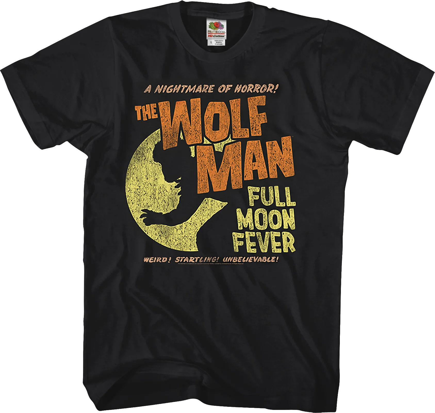 Full Moon Fever Wolf Man T-Shirt