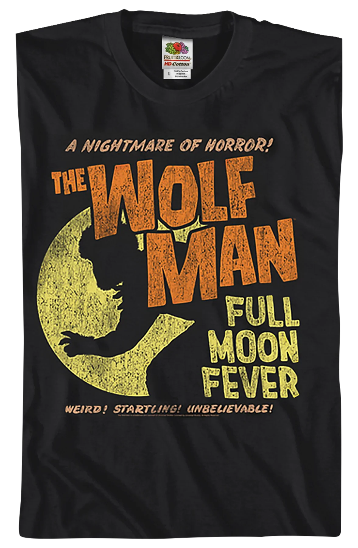 Full Moon Fever Wolf Man T-Shirt - Image 2