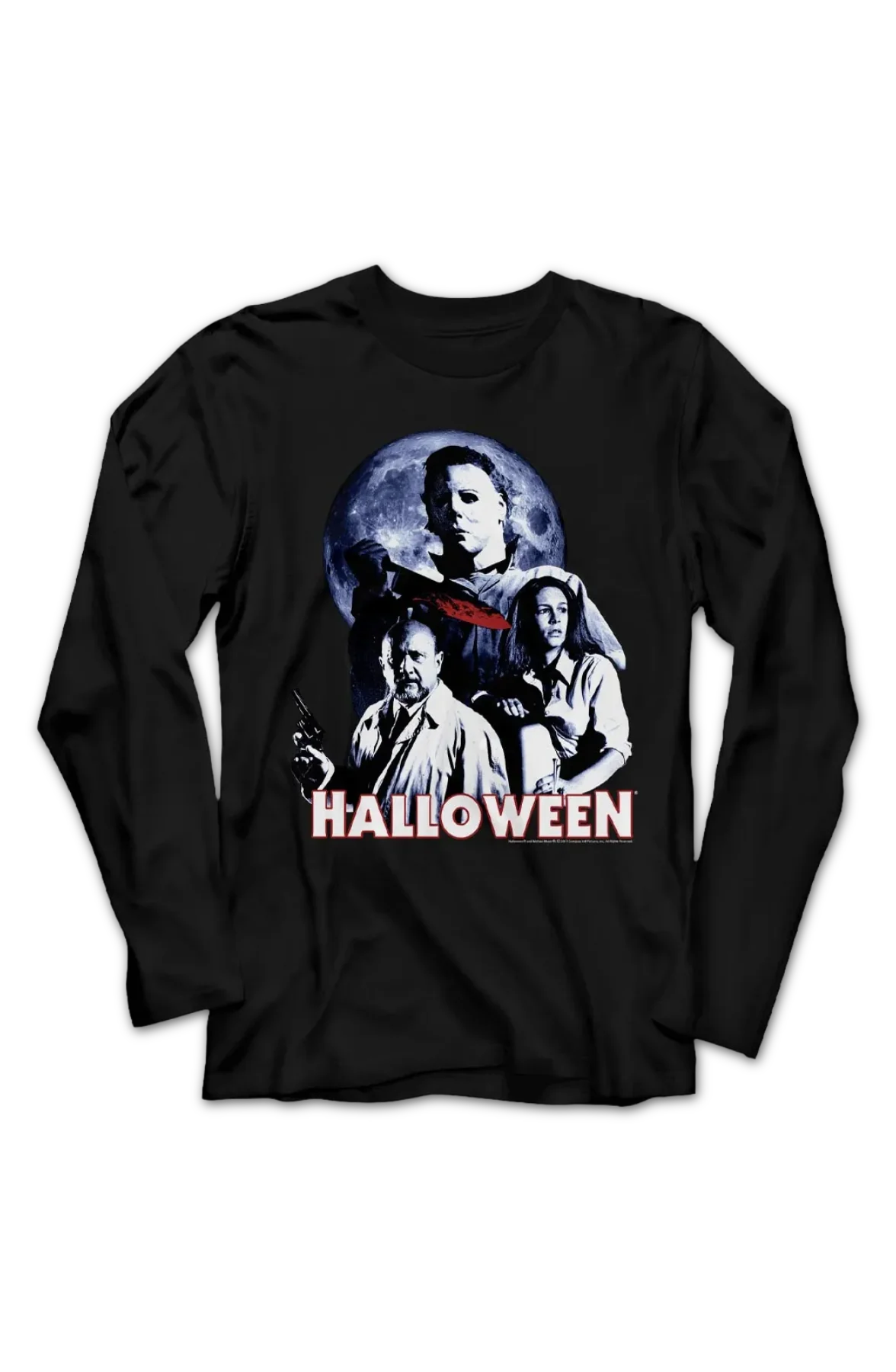 Full Moon Halloween Long Sleeve Shirt - Image 2
