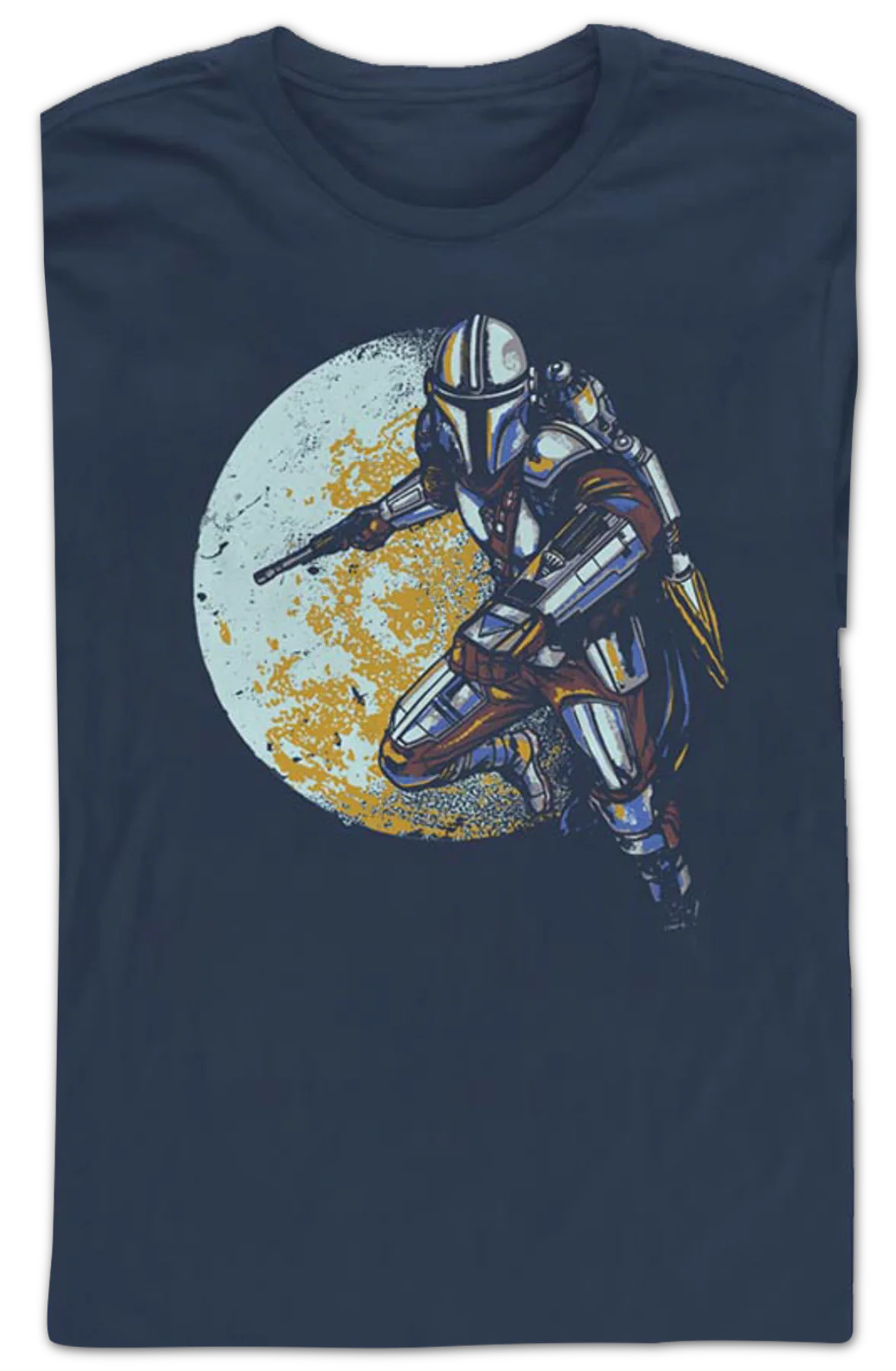 Full Moon The Mandalorian Star Wars Long Sleeve Shirt - Image 2