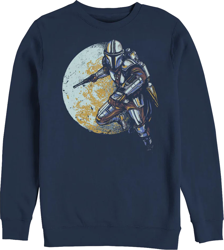 Full Moon The Mandalorian Star Wars Sweatshirt