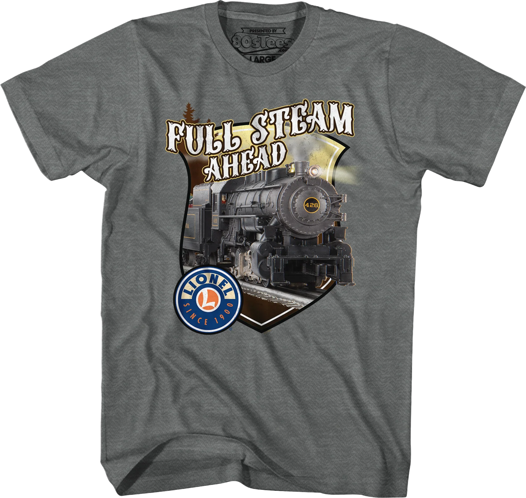 Full Steam Ahead Lionel Trains T-Shirt - Image 9