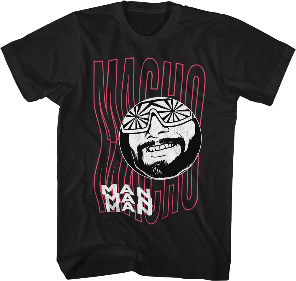 Funky Text Macho Man Randy Savage T-Shirt