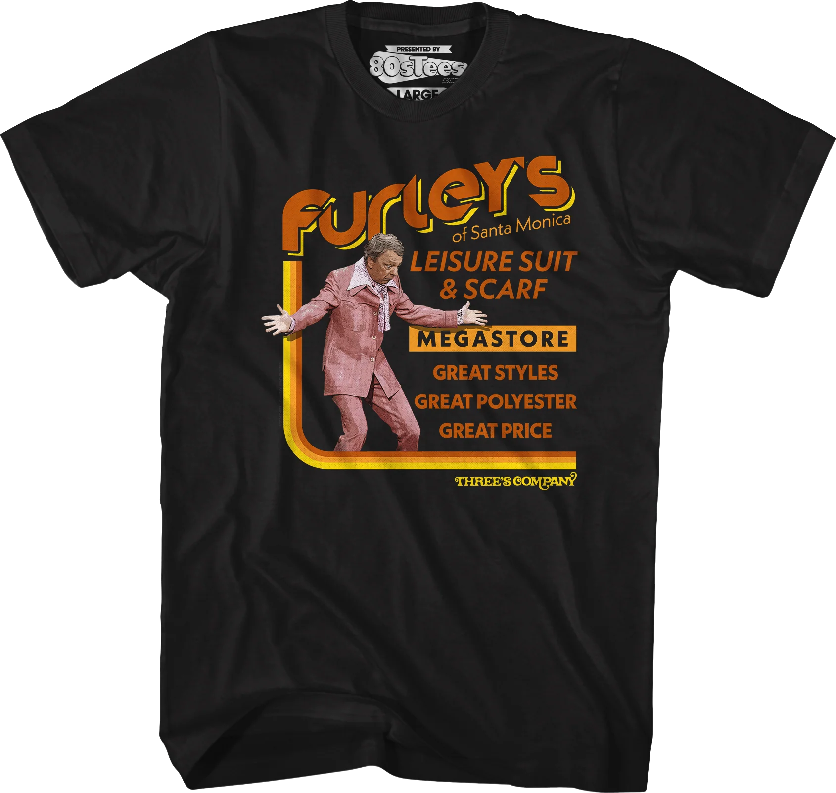 Furley's of Santa Monica Three's Company T-Shirt
