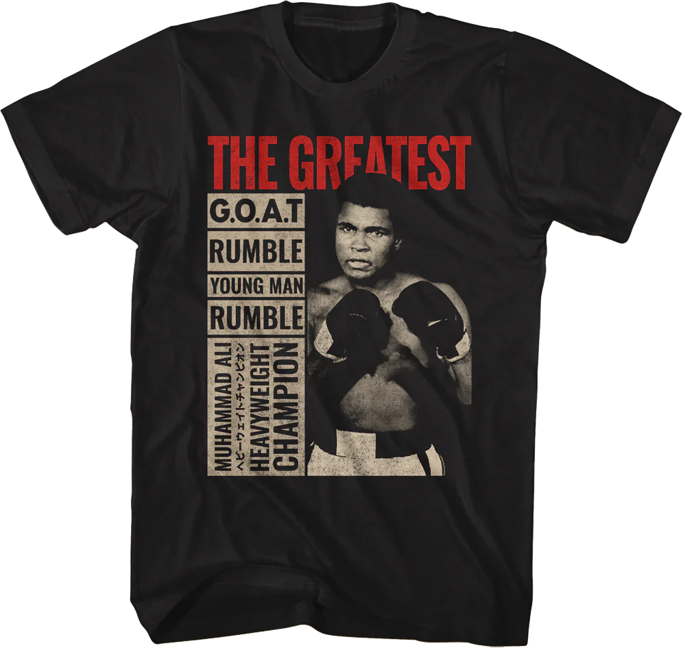 G.O.A.T. Muhammad Ali T-Shirt