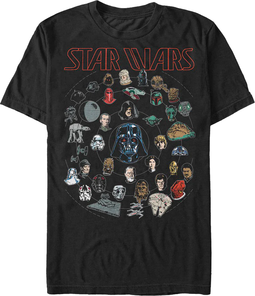 Galactic Rotation Star Wars T-Shirt
