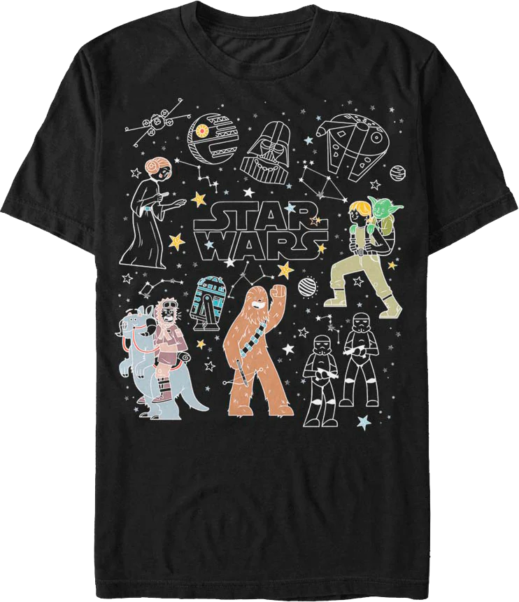 Galaxy Far Far Away Star Wars T-Shirt