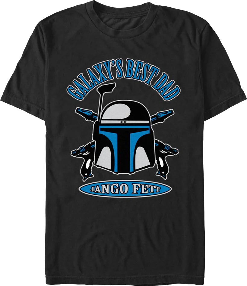 Galaxy's Best Dad Jango Fett Star Wars T-Shirt