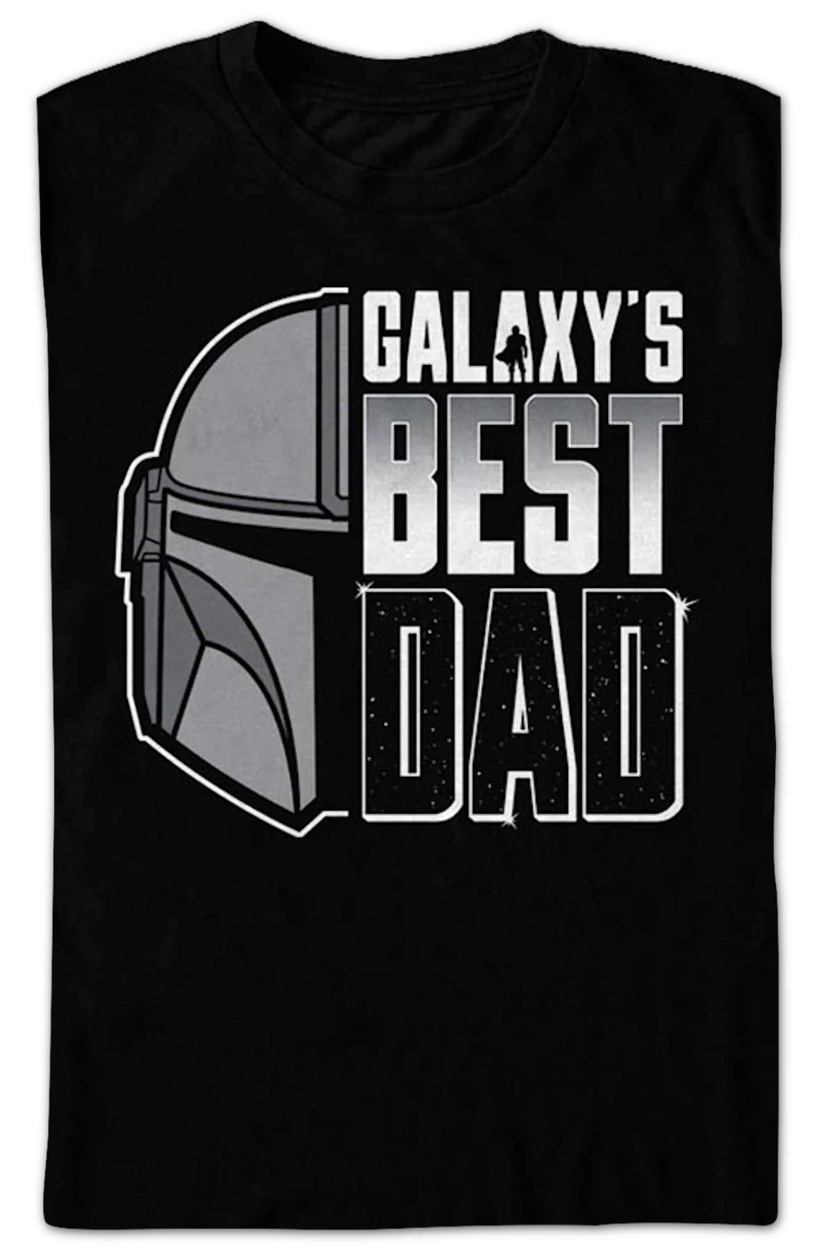 Galaxy's Best Dad The Mandalorian Star Wars T-Shirt - Image 2