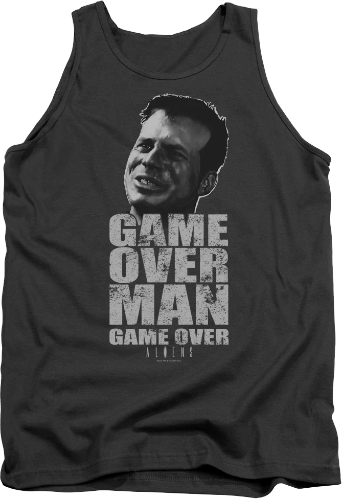 Game Over Man Aliens Tank Top