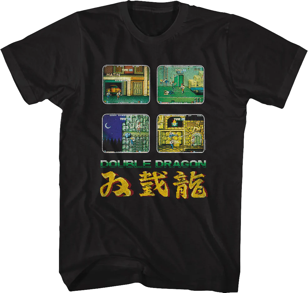 Game Screens Double Dragon T-Shirt