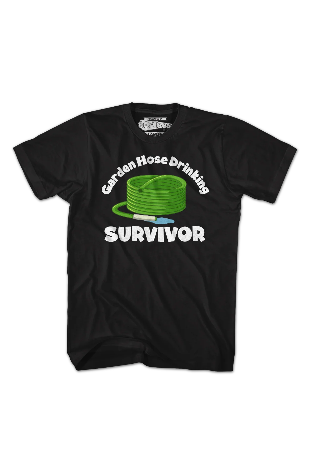 Garden Hose Drinking Survivor T-Shirt - Image 2