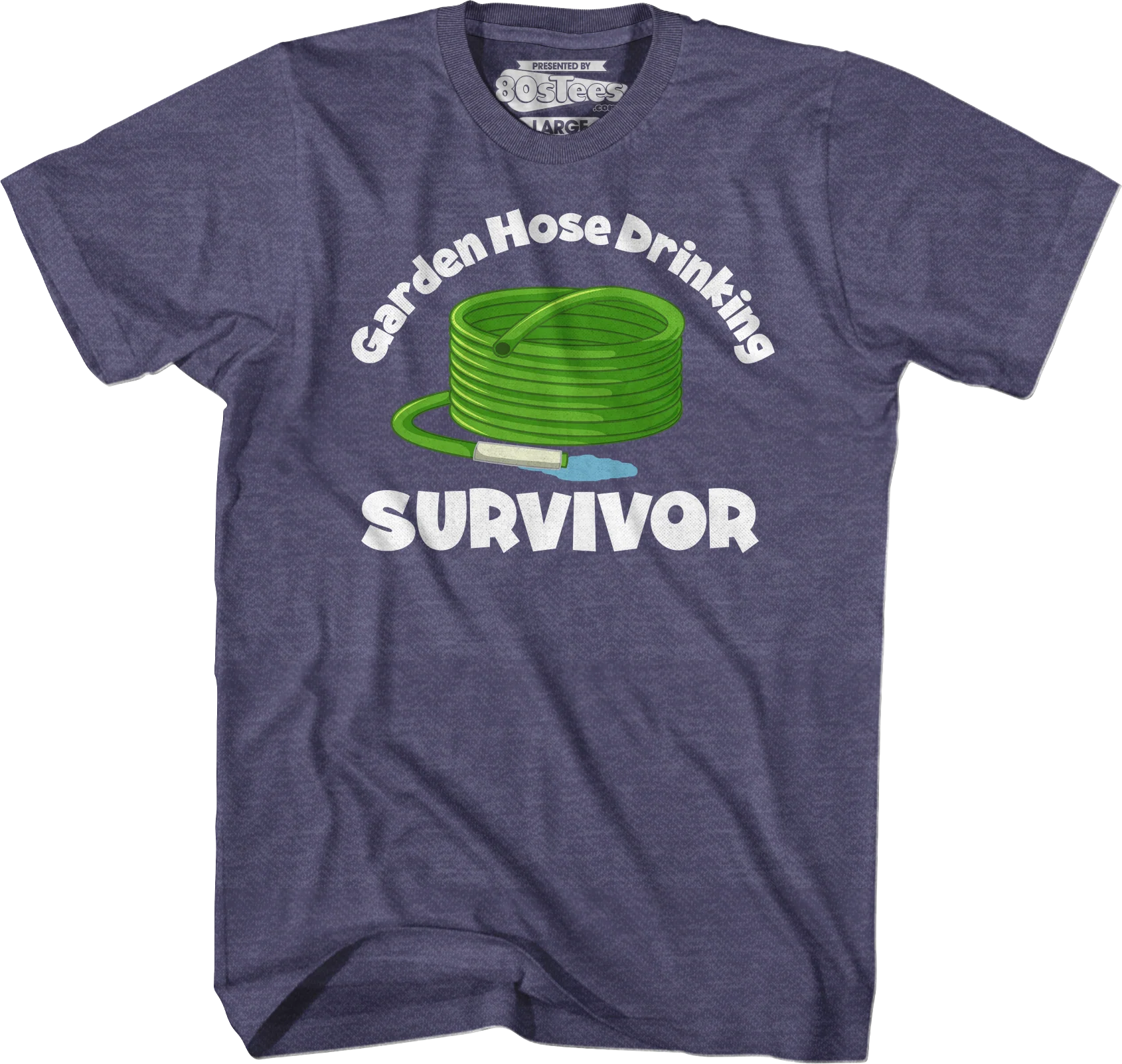 Garden Hose Drinking Survivor T-Shirt - Image 9