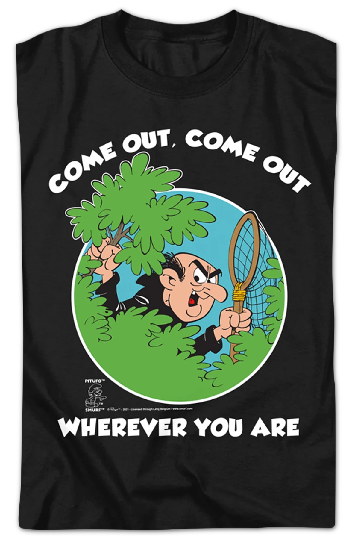 Gargamel Come Out Smurfs T-Shirt - Image 2