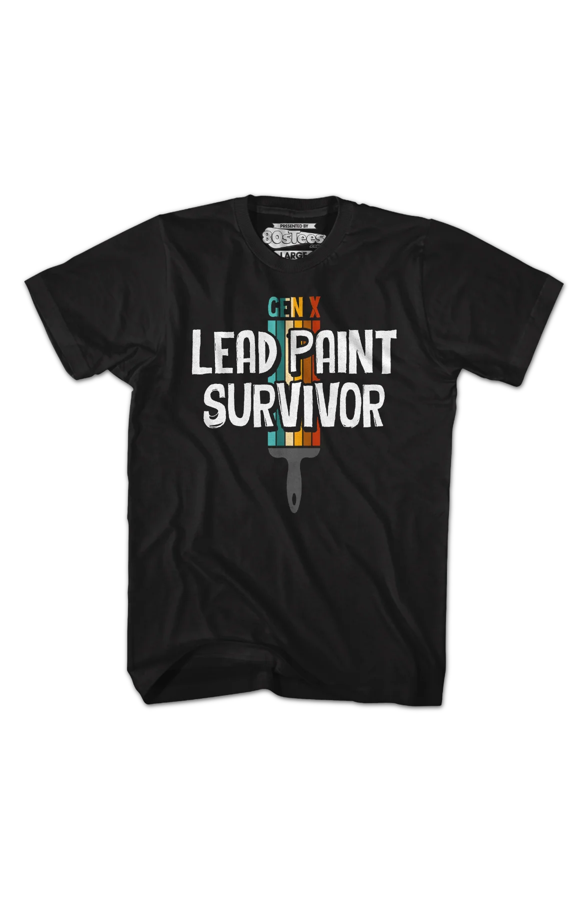 Gen X Lead Paint Survivor T-Shirt - Image 2