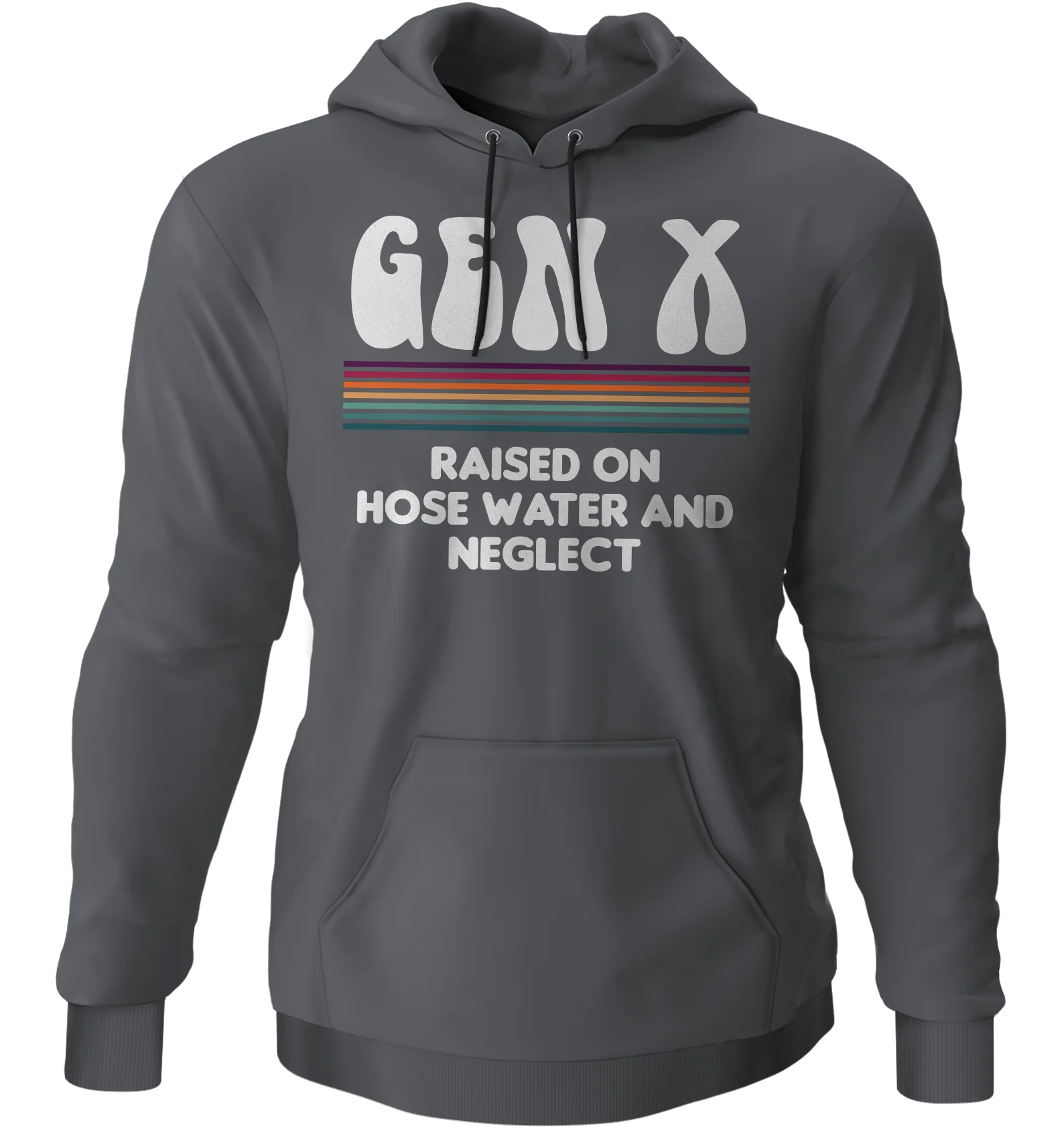 Gen X Raised On Hose Water And Neglect Hoodie - Image 3